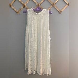 Signature Robbie Bee White Lace Dress X-Large NWT